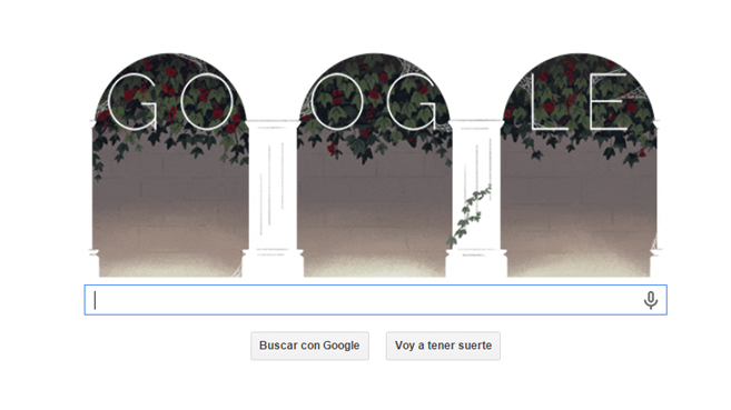 Los fantasmas, en el doodle de Google