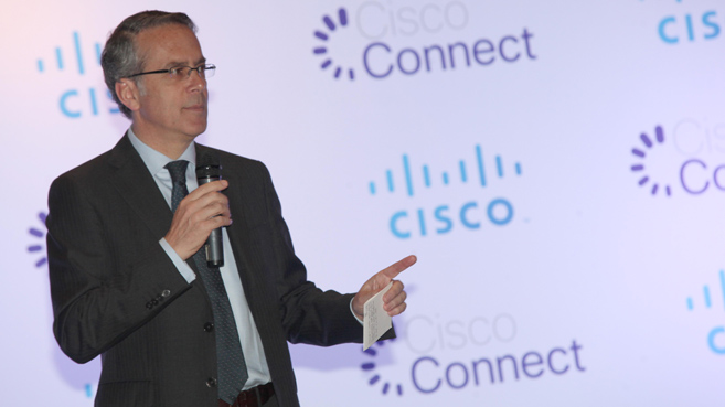 José Manuel Petisco, director general de Cisco, en la presentación de Cisco Connect