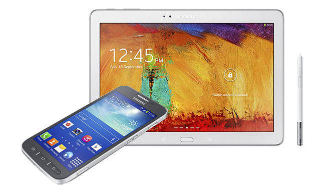 Samsung Galaxy smartphone tablet