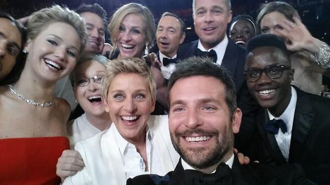 Selfie Ellen DeGeneres