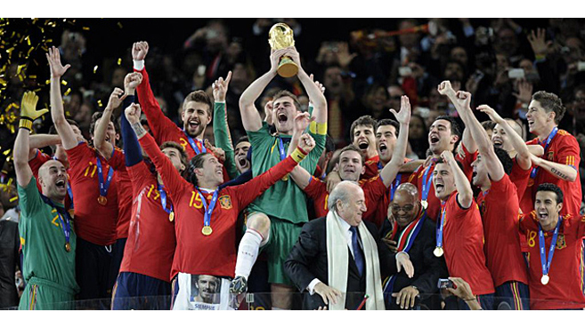 España gana el Mundial de Fútbol 2010