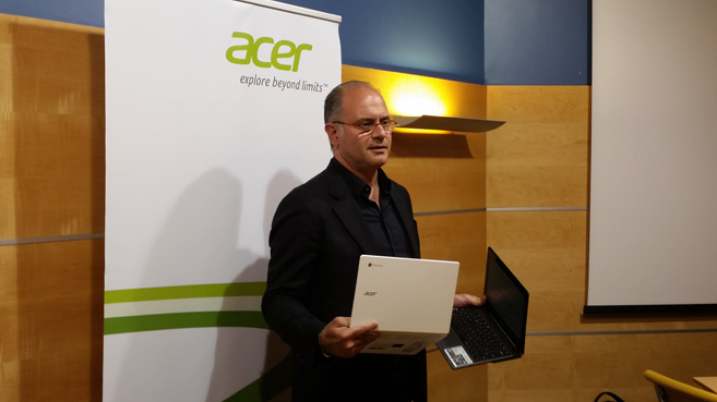 Massimo Dangelo Acer con Chromebooks