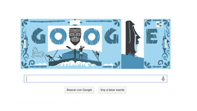 Thor Heyerdahl, en el doodle de Google