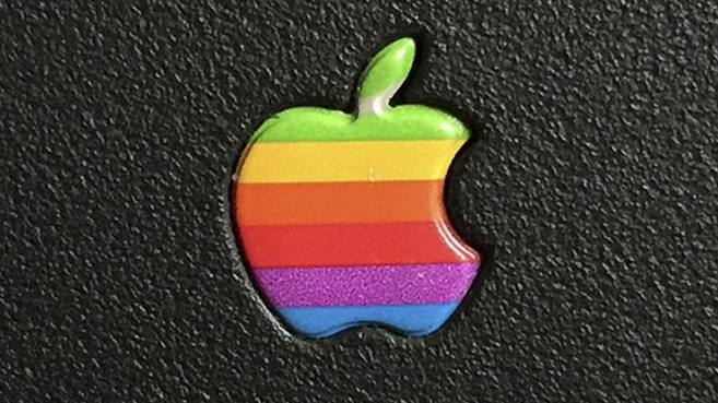 Apple Logo retro