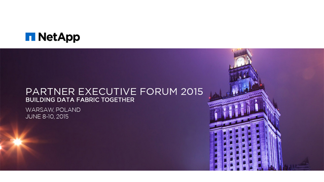 NetApp Executive Partner Forum