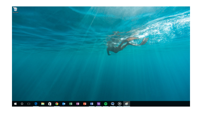 Windows 10 desktop captura